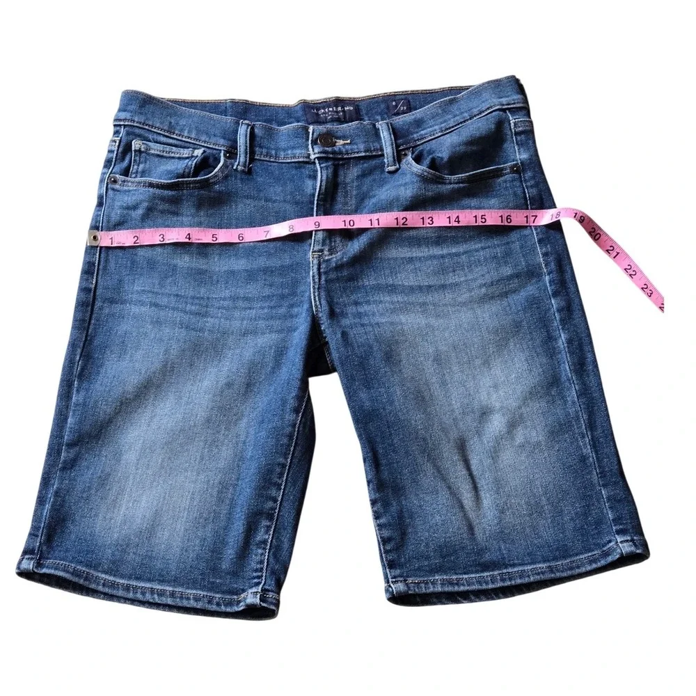 Lucky Brand Los Angeles Denim Bermuda Shorts Women's 8/29 Blue Stretch